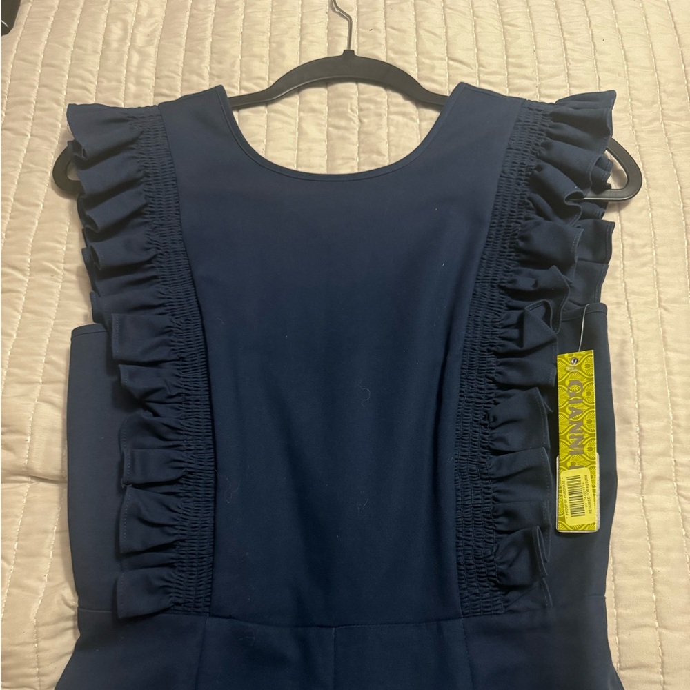 Gianni Bini jump suit size 2 NWT navy, gorgeous, new with tags, sleeveless
